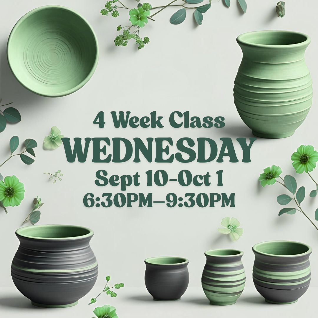 4 Week Class, Wednesday, September 10-October 1, 6:30pm - 9:30pm
