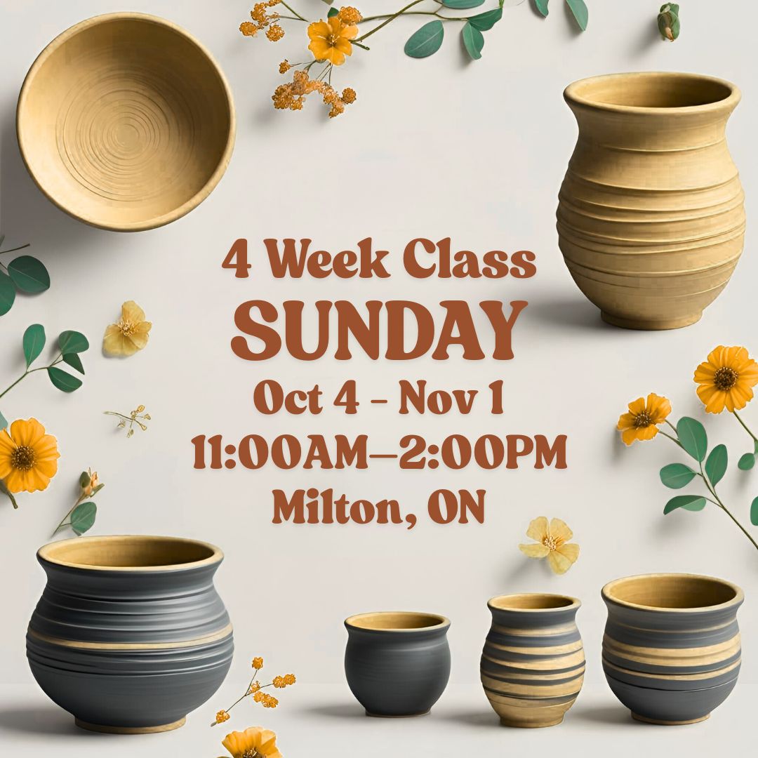 Milton, 4 Week Class, Sunday, October 4 - November 1, 11:00am-2:00pm