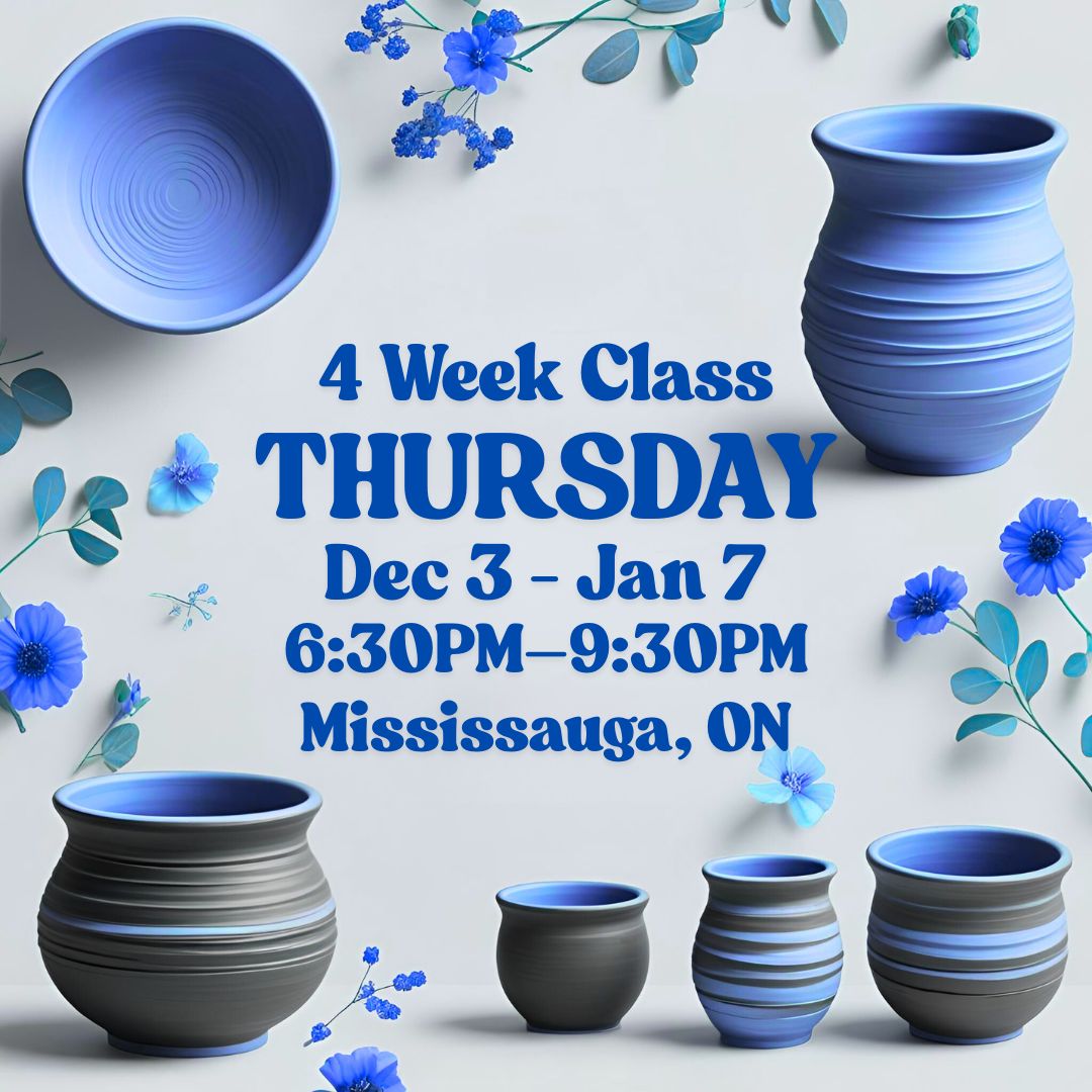 Mississauga, 4 Week Class, Thursday, December 3 - January 7, 6:30pm-9:30pm