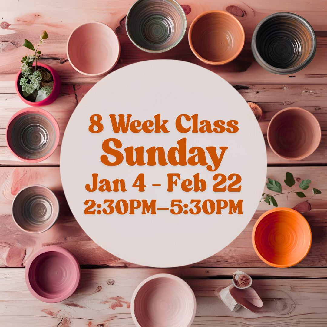 8 Week Class, Sunday, January 4 - February 22, 2:30-5:30pm