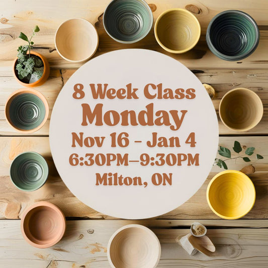Milton, 8 Week Class, Monday, November 16 - January 4, 6:30-9:30pm
