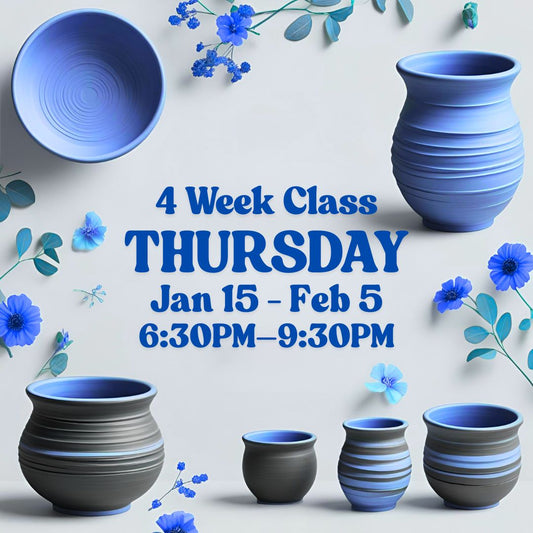 4 Week Class, Thursday, January 15-February 5, 6:30pm - 9:30pm
